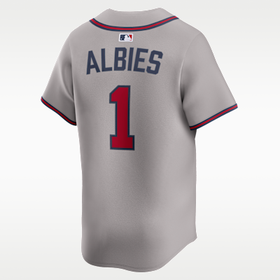 Jersey Nike Dri-FIT ADV de la MLB Limited para hombre Ozzie Albies Atlanta Braves