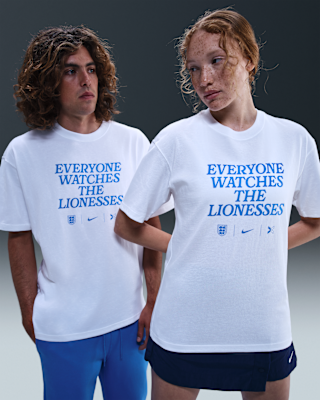 Женская футболка Everyone Watches Sports™ "England" Nike by TOGETHXR Soccer