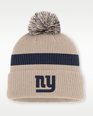 Мужские  New York Giants Rewind Peak Nike NFL Cuffed Pom Beanie