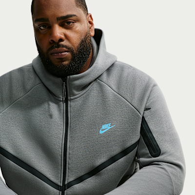 Nike Tech Fleece Windrunner Tam Boy Fermuarlı Erkek Ceketi görsel 8