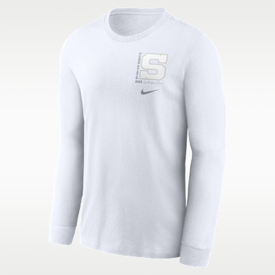 Penn State 2025 White Out Men's Nike College Long-Sleeve T-Shirt