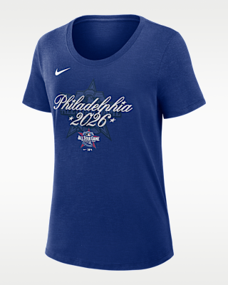 Женская футболка 2026 All-Star Game Slub Nike Dri-FIT MLB