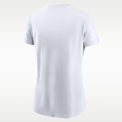 Playera Nike de la MLB para mujer Colorado Rockies City Connect Wordmark