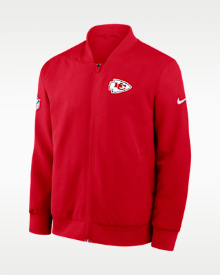 Мужская куртка Kansas City Chiefs Sideline Nike NFL Full-Zip Bomber