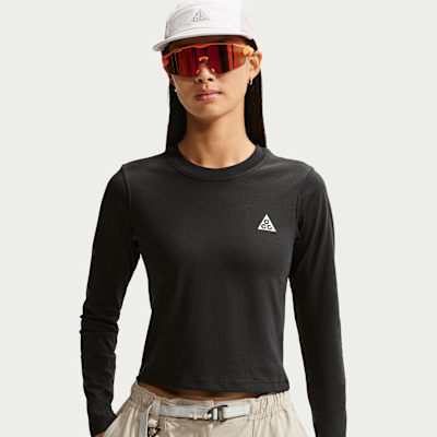 ACG Dri-FIT Uzun Kollu Kadın Üstü Siyah/Summit White