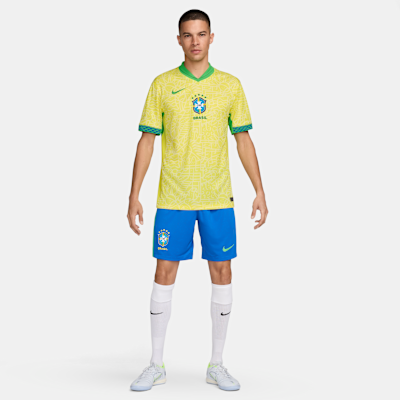 Jersey de fútbol Nike Dri-FIT replica de Brasil local 2024 Stadium para hombre