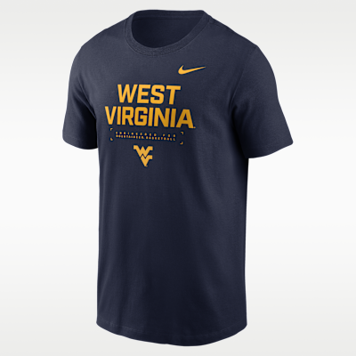 West Virginia Courtside Basketball Men's Nike Dri-FIT College T-Shirt