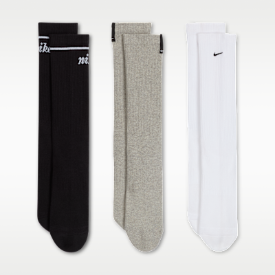 Nike Everyday Plus Cushioned Crew Socks (3 Pairs)