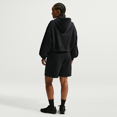 Nike Studio Fleece Orta Kalınlıkta Oversize Yüksek Belli Kadın Şortu görsel 5