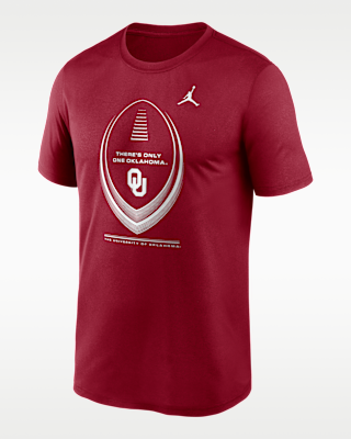 Мужская футболка Oklahoma Primetime Football Icon Legend Nike Dri-FIT College для футбола