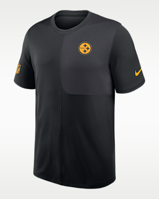Мужские  Pittsburgh Steelers Sideline Coach Nike Dri-FIT NFL Top