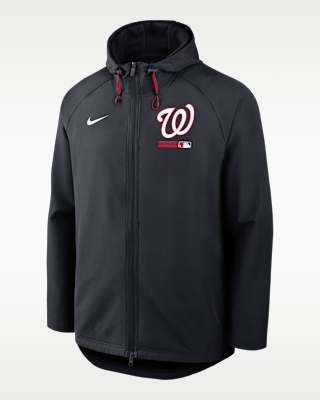 Мужская куртка Washington Nationals Authentic Collection Nike Therma-FIT MLB Full-Zip Hooded