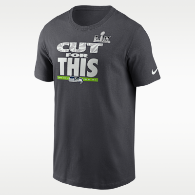 Playera Nike de la NFL para hombre Seattle Seahawks Super Bowl LX Champions Pickoff Move Parade