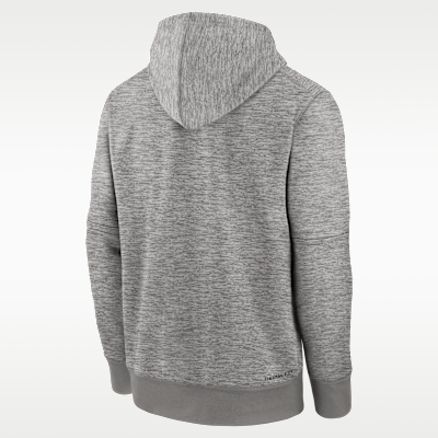 Sudadera con gorro sin cierre Nike Therma de la MLB para hombre Baltimore Orioles Authentic Collection