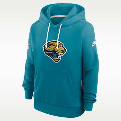 Sudadera con gorro sin cierre Nike Dri-FIT de la NFL para mujer Jacksonville Jaguars Alt Pack