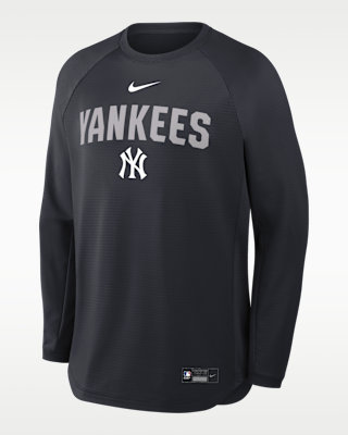 Мужские  New York Yankees Authentic Collection Nike Dri-FIT Pullover Crew