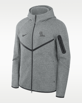 Мужское худи Ole Miss Rebels Tech Nike Basketball Fleece Full-Zip Hoodie для баскетбола