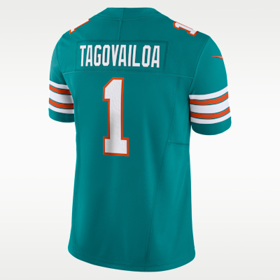 Jersey de fútbol americano Nike Dri-FIT de la NFL Limited para hombre Tua Tagovailoa Miami Dolphins