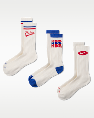 Unisex носки Nike Everyday Plus Crew Socks (3 Pair)