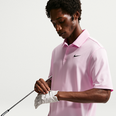 Nike Velocity Men's Dri-FIT Golf Polo "Pink Foam/Black"