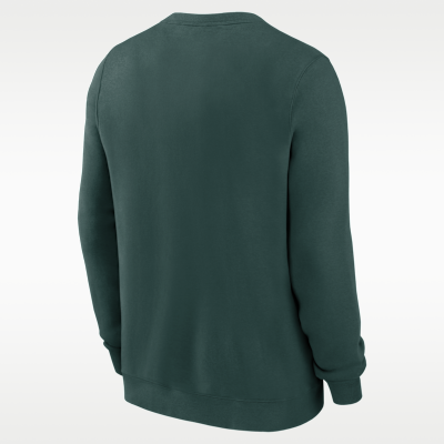 Sudadera de cuello redondo sin cierre universitaria Nike para hombre Michigan State Arch