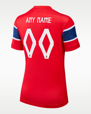 Женские джерси Norway 2026 Stadium Home Nike Dri-FIT Soccer Replica Custom Jersey By You