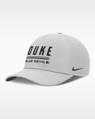Мужские Duke Sideline Practice Rise Nike Dri-FIT College Adjustable Hat