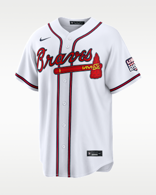 Мужские джерси Drake Baldwin Atlanta Braves USA 250 Fourth of July Nike MLB Stadium Jersey