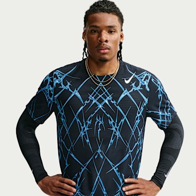 Nike AeroSwift Dri-FIT ADV Baskılı Kısa Kollu Erkek Koşu Üstü