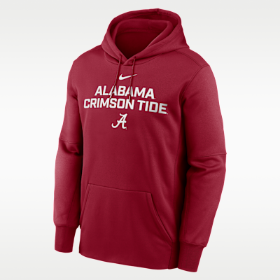 Alabama Team Stacked Men’s Nike Therma College Pullover Hoodie