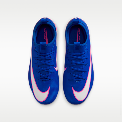 Tacos de fútbol para terrenos múltiples de corte low para niños de preescolar y grandes Nike Jr. Mercurial Vapor 16 Academy