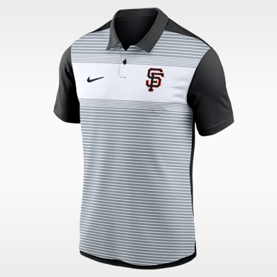 San Francisco Giants Striped Vapor Polo Men's Nike Dri-FIT MLB Polo