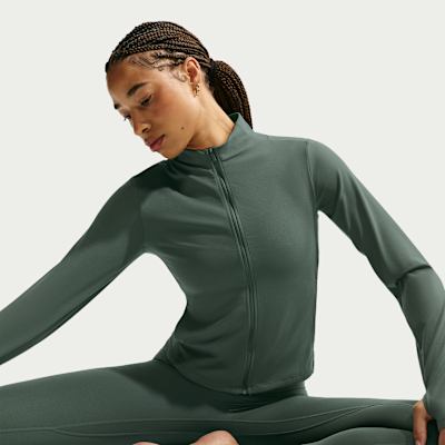 Nike Zenvy Dri-FIT Tam Boy Fermuarlı Kadın Ceket görsel 3