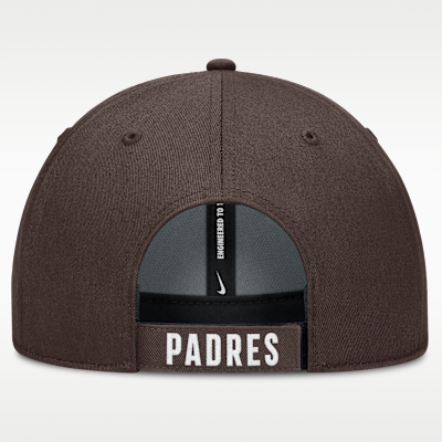 Gorra Nike Dri-FIT de la MLB ajustable para hombre San Diego Padres Club
