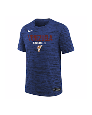 Детская футболка Venezuela National Baseball Team 2026 World Baseball Classic Velocity Youth Nike Dri-FIT