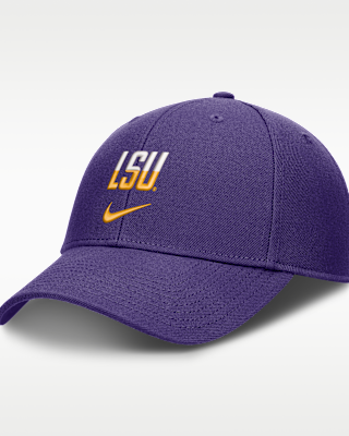Женские  LSU Sideline Rise Gameday Nike Dri-FIT College Trucker Adjustable Hat