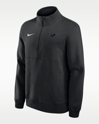 Мужские Prairie View A&M University Panthers Club Nike College Fleece Half-Zip Top