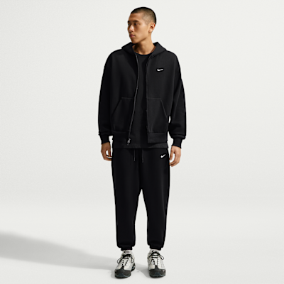 Nike Solo Fleece Tam Boy Fermuarlı Kapüşonlu Erkek Üstü görsel 4