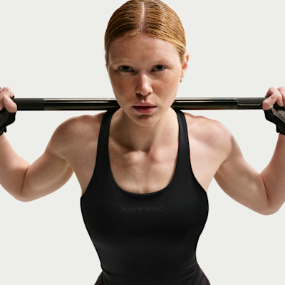 Nike Pro Sculpt Orta Destekli Pedli Kadın Spor Sütyenli Atlet görsel 3