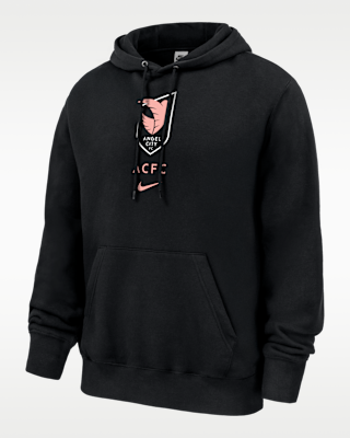 Мужское худи Angel City FC Club Fleece Nike NWSL Pullover Hoodie
