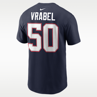 Mike Vrabel New England Patriots Retired Men's Nike NFL T-Shirt