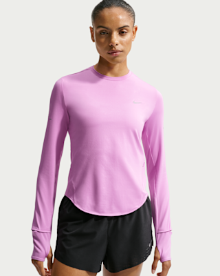 Женские  Nike Swift Dri-FIT UV Long-Sleeve Crew-Neck Top для бега