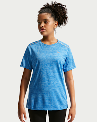 Детские шорты Nike Miler Big Kids' Dri-FIT Short-Sleeve Top