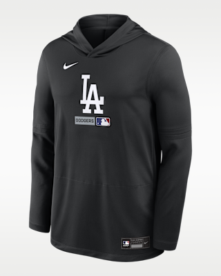Мужские  Los Angeles Dodgers Authentic Collection Nike Dri-FIT MLB Long-Sleeve Hooded Top