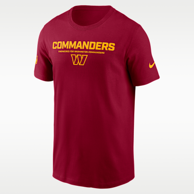 Washington Commanders Sideline Team Issue Men's Nike Dri-FIT NFL T-Shirt