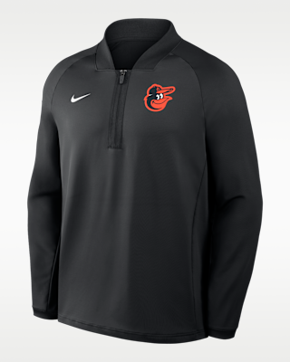 Мужские  Baltimore Orioles Authentic Collection Nike Dri-FIT MLB 1/2-Zip Long-Sleeve Top