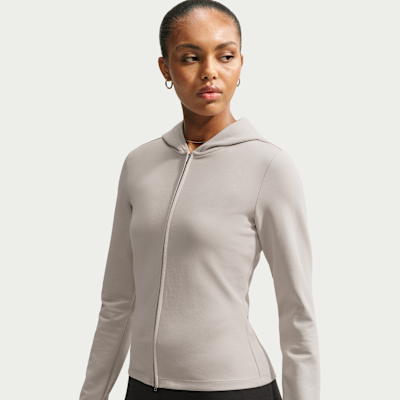 Nike Sportswear Chill Knit Dar Kesimli Uzun Kollu Tam Boy Fermuarlı Kadın Üstü