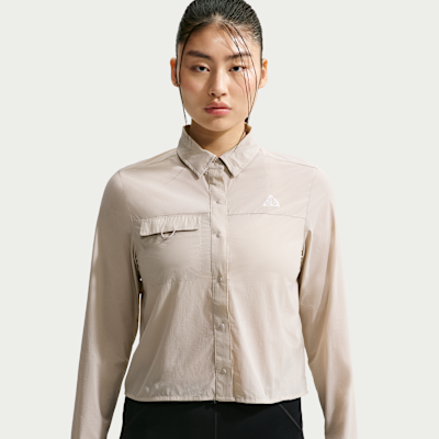 Женские топы Nike ACG "Aireez" Women's Button-Up Long-Sleeve Trail Running Top