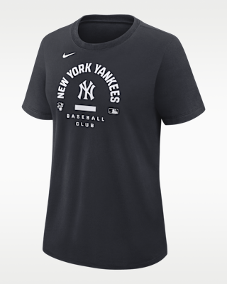 Женская футболка New York Yankees Authentic Collection Early Work Nike Dri-FIT MLB