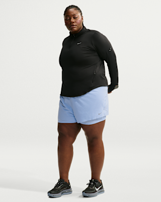Женские шорты Nike Swift Dri-FIT Mid-Rise 2-in-1 Shorts (Plus Size) для бега